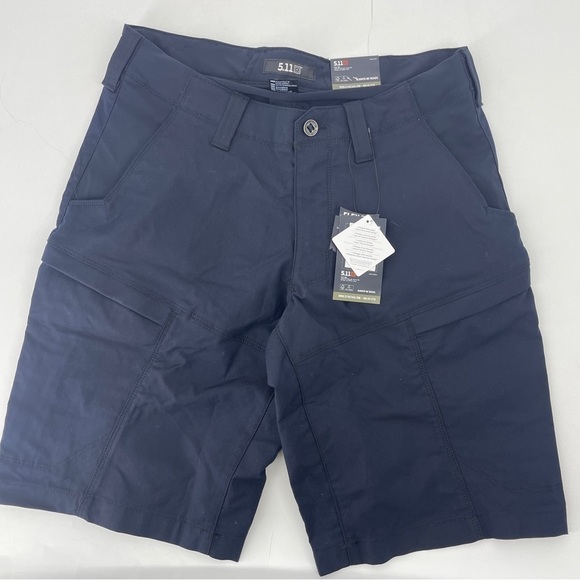 5.11 Apex 11” Inseam Shorts Navy Blue - Picture 2 of 6